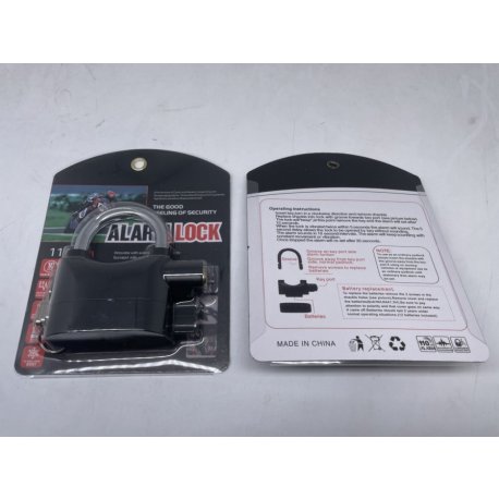 Candado con alarma